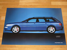 Audi Porsche RS2 POSTER TURBO CUT DRAWING ORIGINAL VINTAGE NEW COMBO picture