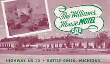 Postcard MI Battle Creek Michigan The Williams House Motel H15 picture