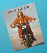 Original 1968 Harley Davidson Brochure Electra Glide Sportster XLCH Motorcycle picture