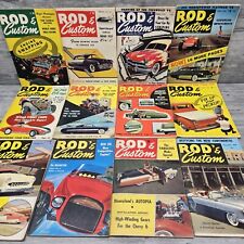 Rod & Custom Magazine Vtg 1955 Complete Year Hot Rod Chevy Ford Mopar Dodge 50s picture