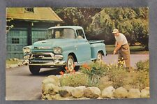 1958 GMC Pickup Truck Postcard Excellent Original 58 picture