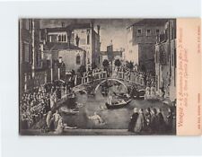 Postcard Il Miracolo della S. Croce By G. Bellini, Venice, Italy picture