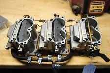 Evinrude Johnson Carb set. 388165 388166 388167 Nice clean set off running motor picture