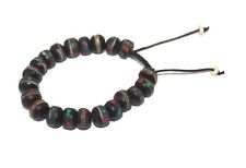 Black Tibetan prayer beads healing bracelet Adjustable wrist mala yoga bracelet picture