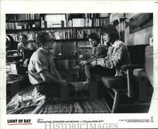 1987 Press Photo Paul Schrader, Michael J. Fox and Joan Jett for 