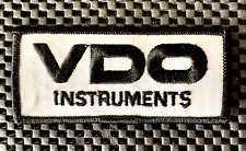 VDO INSTRUTMENTS EMBROIDERED SEW ON PATCH AUTOMOTIVE GAUGES 4 1/2