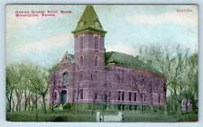 MINNEAPOLIS, KS Kansas ~Ottawa County COURT HOUSE 1911 Postcard picture