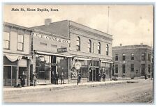 1910 Main Street Drug Store ER Cone & CO. Sioux Rapids Spencer Iowa IA Postcard picture
