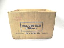 VINTAGE VAL-VIN-HED GMC PRODUCT CARDBOARD BOX 13 3/4