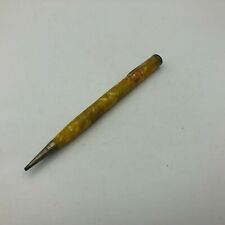 Vtg Ritepoint Mechanical Pencil Yellow Pearlescent Chucks Tavern Brandon WI P9 picture