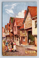Saffron Walden UK Old Houses Raphael Tuck's Oilette Postcard picture