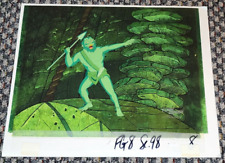 THE ADVENTURES OF FLASH GORDON PRODUCTION ANIMATION CEL ON BG picture