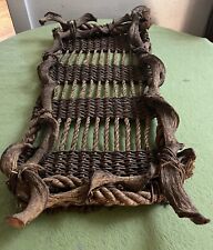 MAKE AN OFFER Antique Native American Indian  36” Woven Cradleboard  papoose picture