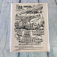 1983 Hot Rod Car Show Baylands Raceway CA Vintage Print Ad/Poster Promo Art picture