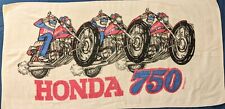 80's Vintage Collectible Honda CB750 Sandcast Print Large Cotton Towel Man Cave picture