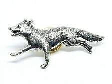 Fox Pin Badge Brooch Country Nature Pewter Badge Cute Fin Pin Lapel Unisex Uk picture
