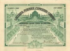 Louisiana Purchase Exposition Co. - Stock Certificate - General Stocks picture