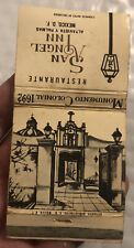 Vintage Front 30 Strike Matchbook Cover - Monumento Colonial Restaurante Mexico picture