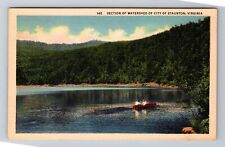 Staunton VA-Virginia, Section of Watershed of City, Antique Vintage Postcard picture