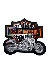Harley Davidson Motorcycle Embroidered Patch Iron-Sew-On Patch Big Bike picture
