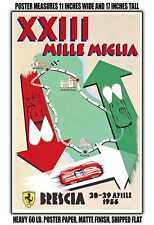 11x17 POSTER - 1956 XXIII Mille Miglia Brescia picture