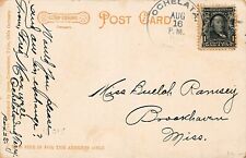 Ochelata Oklahoma 1907 Indian Zone Cancel Stamp Cherokee Territory Postcard B17 picture