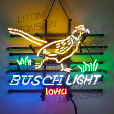Pheasant Iowa Beer Neon Sign 19x15 Beer Bar Pub Man Cave Store Wall Decor picture