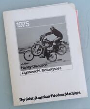 1975 HARLEY DAVIDSON PRESS PACK BROCHURE BOOK CATALOG POSTER/S FL FX AMF SX XL picture