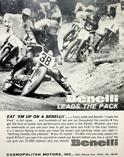 1968 Benelli Motorcycle Dirt Racing - Vintage Ad picture