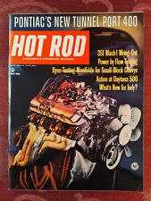 Rare HOT ROD Car Magazine May 1969  Pontiac Tunnel Port 400 Poncho picture