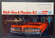 Vintage 1962 Pontiac Catalina Convertible 2-Page Print Ad picture