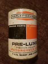 vintage harley davidson pre luxe oil can full, Fair Condition  picture