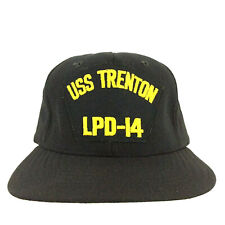 Vtg USS Trenton LPD-14 Patch Cap New Era Pro Model Snapback Trucker Baseball Hat picture