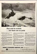1945 Sperry Gyroscope Co. Helping the Navy Sink Ships Great Neck NY Print Ad picture