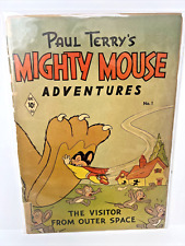 1951 Mighty Mouse Adventures #1 Comic Book Paul Terry St. John Golden Age KEY picture