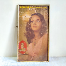 Vintage Beautiful Indian Lady Graphics Emami Advertising Sign Wooden Board CB563 picture