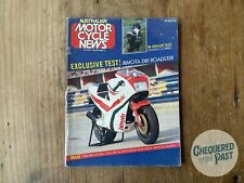 Vintage Aug 1985 AUSTRALIAN MOTOR CYCLE NEWS Magazine Yamaha XJ Bimota DB1 picture