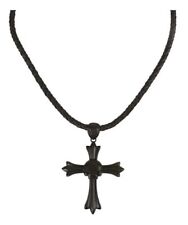 HARLEY DAVIDSON  Black Night Willie G Skull with Cross NECKLACE Pendant -NP1 picture