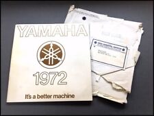1972 Yamaha Motorcycle Bike Vintage 64-page Brochure Catalog - Enduro Mini Cross picture