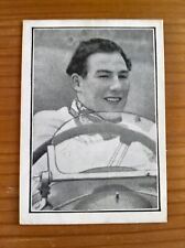 Barratt trade card: Fastest on Earth # 20 Stirling Moss rookie 1953 Motor Racing picture