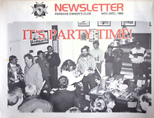 PARTICIPATION IN POC - NEWSLETTER PORSCHE OWNERS CLUB, INC. NOV./DEC., 1985 picture