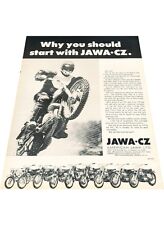 1972 Jawa CZ 90cc 175cc Motorcycle Bike Vintage Advertisement Print Ad J416 picture