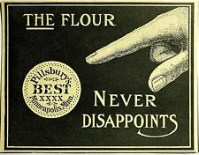 1900's 1911 Ad The Flour Never Disappoints Pillsbury Minneapolis MN Minnesota  picture