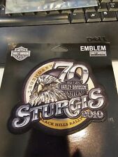 Harley-Davidson Motorcycles Sturgis 70th Black Hills Rally 2010 Patch Emblem picture
