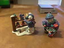 Lot of 2 Retro Vintage Christmas Decorations  Very Cute. picture