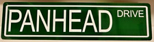 PANHEAD DRIVE Metal Street Sign Motorcycle Harley Engine Shovelhead Knucklehead picture