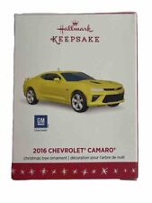 2016 Hallmark Ornament - 2016 Chevrolet Camaro Yellow Die-Cast Metal  picture