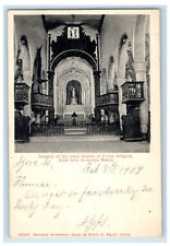 1907 Interior of the Main Church of Ponta Delgada Waterford PA Postcard picture