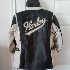 NWTS Harley Davidson Women's LEATHER JACKET 3 IN 1   XS picture
