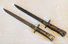 (2) Vintage WW2 Indian  MK II Bayonets for British Army 1945 1943 India Army RFI picture